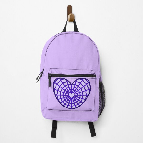 Item preview, Purple web heart designed and sold by amupanda.