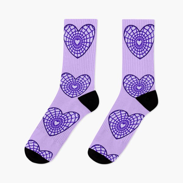 Item preview, Purple web heart designed and sold by amupanda.