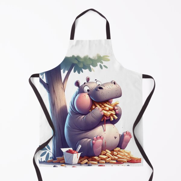 Item preview, Hungry Hippo: Delightful Fries Feast designed and sold by 0penvimark.