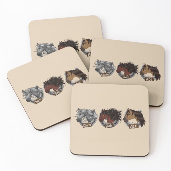 Item preview, The Horses of Shadow Ranch: Clyde, Bob, and Ace designed and sold by 13DustBunnies.