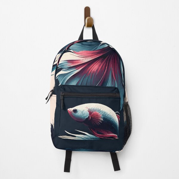 Item preview, Mirrored Betta Splendens Fish, Minimalist designed and sold by FinFriends.