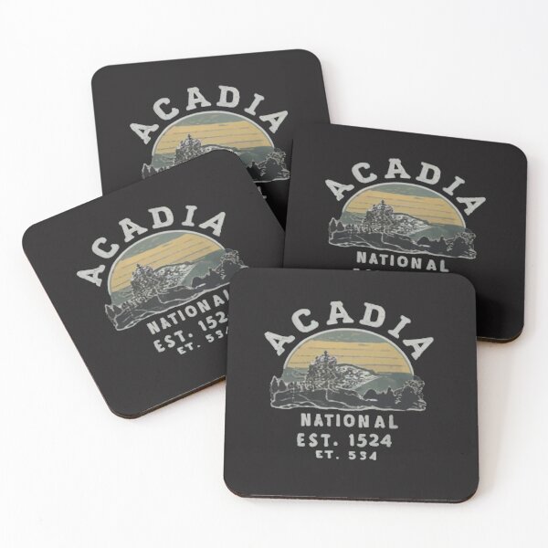 Item preview, Cool T-shirt for the Celebration of National Parks in the USA.- 'ACADIA NATIONAL PARK EST.  1524'. designed and sold by Gadget80.
