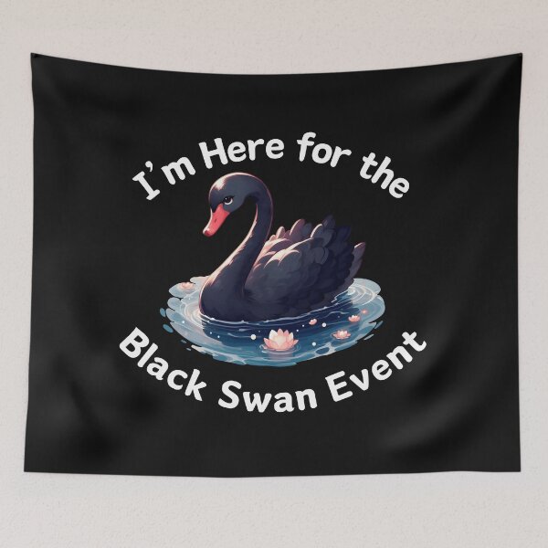 Item preview, Black Swan just Sitting in the Lotus Blossoms waiting on an event, a Black Swan Event designed and sold by WigOutlet.