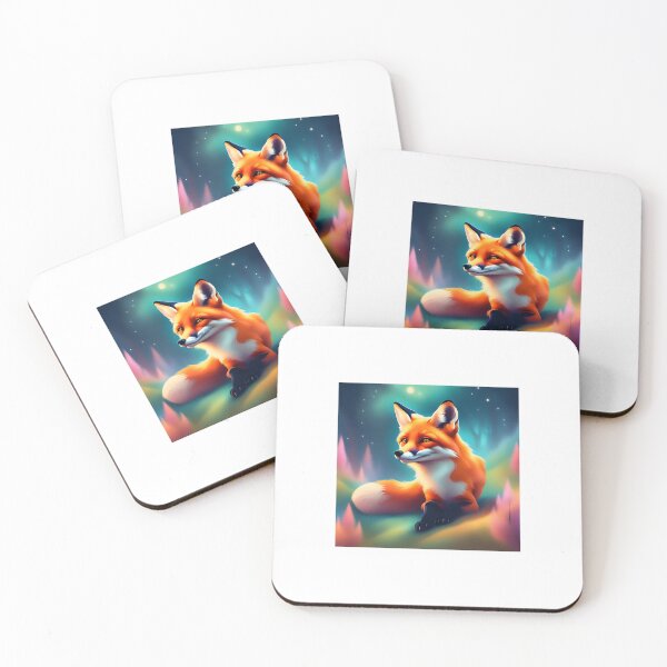 Item preview, Fox colorful design  designed and sold by UnderdogPanda.