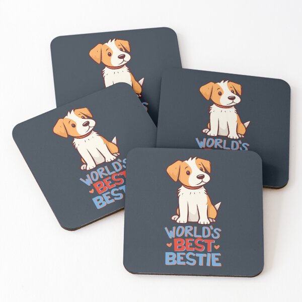 Item preview, Dog Best Friend Worlds Best Bestie designed and sold by E&M.