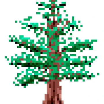 Artwork thumbnail, Pixel tree by Revulet