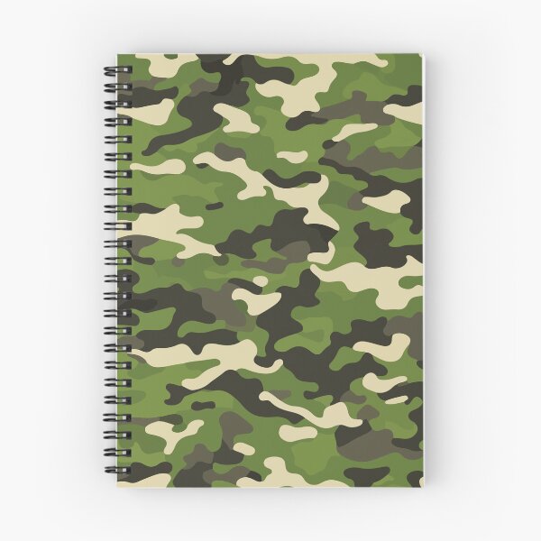 Aperçu de l'œuvre Camouflage de lumière verte à motif militaire créée et vendue par E&M.