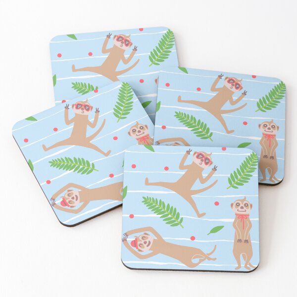 Item preview, Funny Meerkat Pattern designed and sold by Karla-Kiky.
