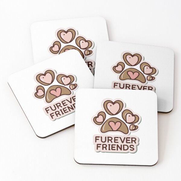 Item preview, Furever Friends Dog Paws with Heart Sticker designed and sold by NiftyWrx.