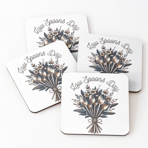 Item preview, Low Spoons Day  designed and sold by Pundamentally.