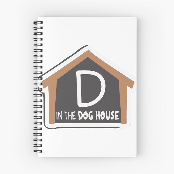 Item preview, Chalkboard Style Dog House with Letter 'D' Design designed and sold by NiftyWrx.