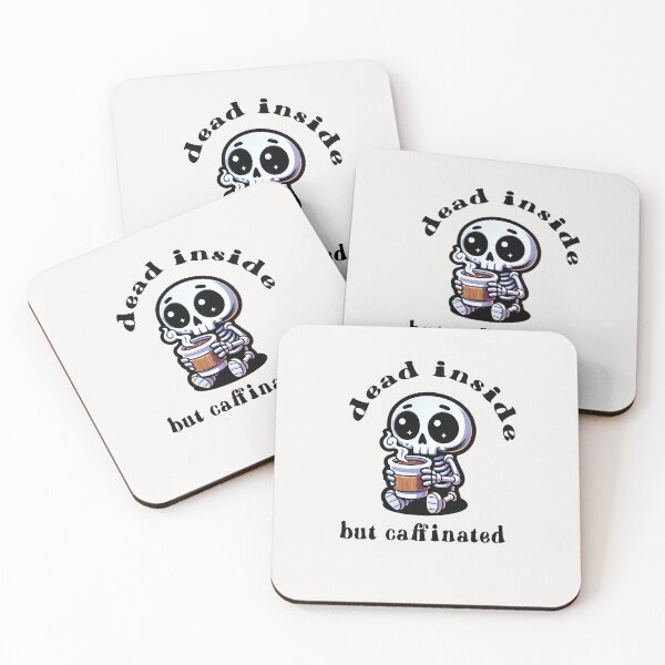 Item preview, dead inside but caffinated designed and sold by creativechaster.