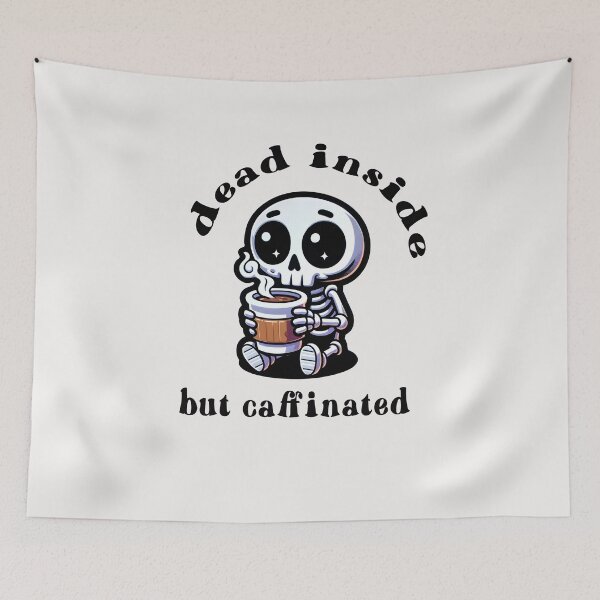 Item preview, dead inside but caffinated designed and sold by creativechaster.