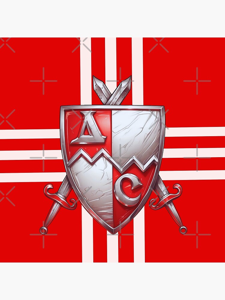 Écharpe Supporter Delije Sever – Crvena Zvezda Red Star Belgrade, Vintage, Rouge