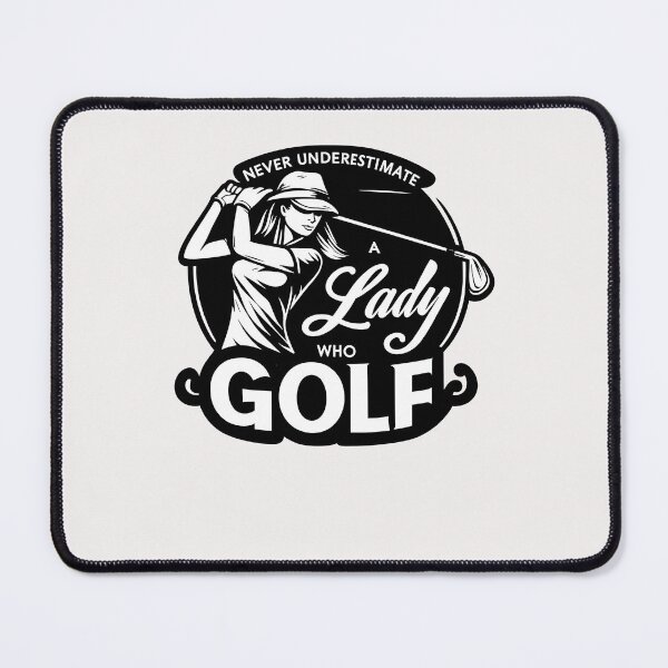 Item preview, never underestimate a lady who plays golf designed and sold by creativechaster.