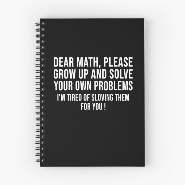 Item preview, Dear Math Grow Up And Solve Your Own Problems designed and sold by Perffect.