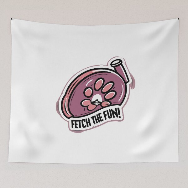 Item preview, Fetch the Fun Frisbee Dog Play Sticker designed and sold by NiftyWrx.