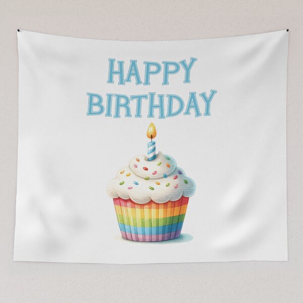 Item preview, Happy Birthday Cupcake designed and sold by BuxomBabe21.
