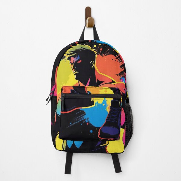 Item preview, Powerful Stance Dynamic Hero in a Vivid Color Burst designed and sold by ArtComixHaven.