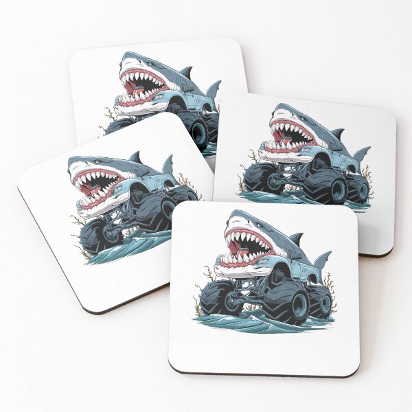 Item preview, A shark monster truck designed and sold by DOPANDA ..