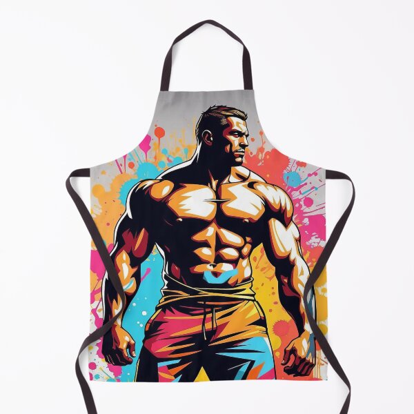 Item preview, Strength Embodied A Vibrant Ode to Athletic Prowess designed and sold by ArtComixHaven.