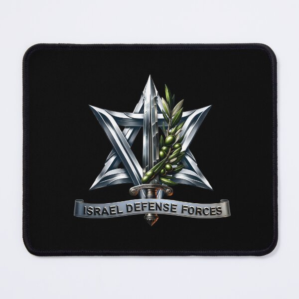 Item preview, IDF Emblem Logo Swords of Iron designed and sold by israelrunway.