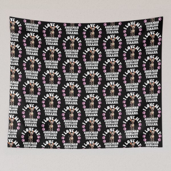 Item preview, Amo mi terrier americano sin pelo designed and sold by TheAnimalZ00.