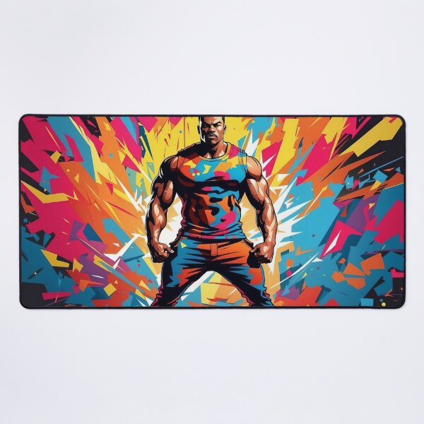 Item preview, Explosion of Power Fierce Determination Meets Graphic Artistry designed and sold by ArtComixHaven.