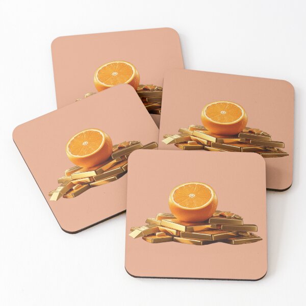 Item preview, Orange on Gold designed and sold by PierreAlbijanic.