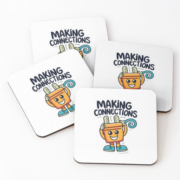 Item preview, Making Connections - Smiling Plug Mascot designed and sold by NiftyWrx.