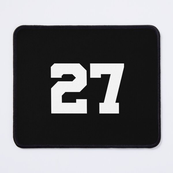 Item preview, 27, twenty-seven, white, University designed and sold by Numbers-Art.