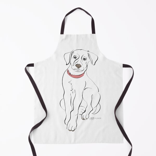 Item preview, Cute line drawing of a floppy-eared dog by Karen Little of Littleviews  designed and sold by Littleviews.