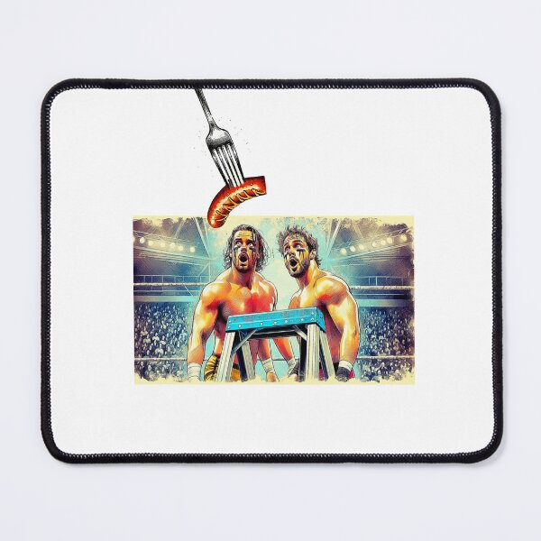 Item preview, The Ladder Match, sausage on a Fork. Get Forked designed and sold by Get-Forked.