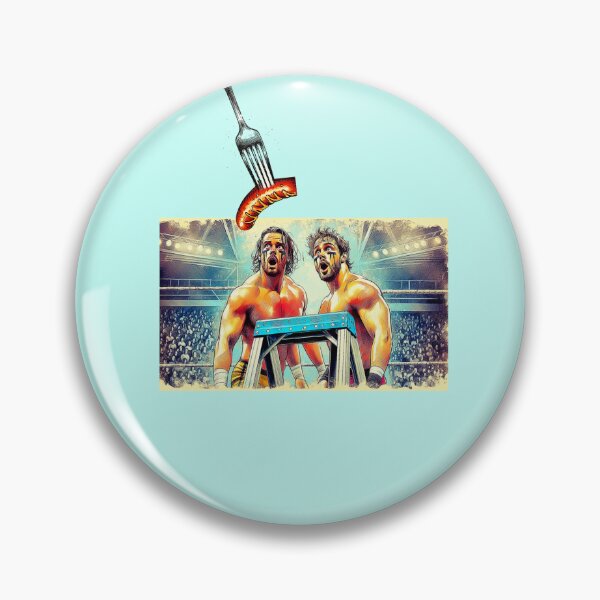 Item preview, The Ladder Match, sausage on a Fork. Get Forked designed and sold by Get-Forked.