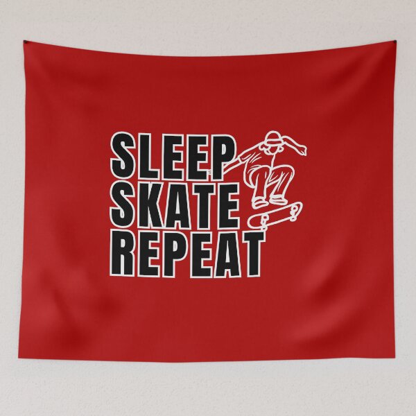 Item preview, SLEEP, SKATE, REPEAT Cool Skateboarding designed and sold by Natalie Bromer.