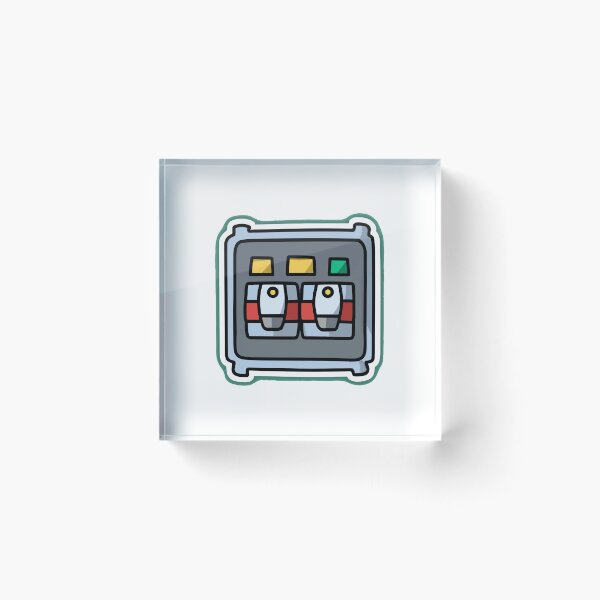 Item preview, Technical Circuit Breaker Panel Illustration designed and sold by NiftyWrx.