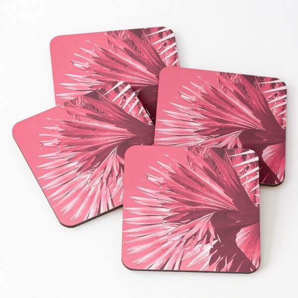 Item preview, Red Fantasy Palm Leaves In Magenta Sky designed and sold by DEC02.