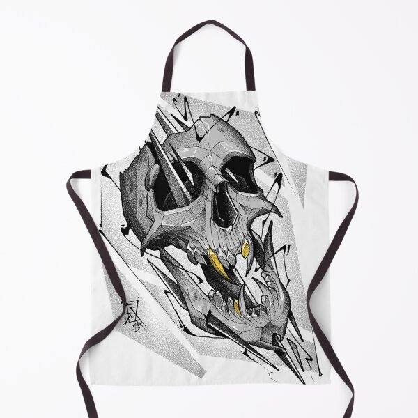 Item preview, BREAKING SKULL | Sketchy Dot Work Design designed and sold by Aléxis d’Almeida.