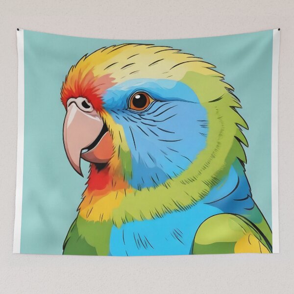 Item preview, Parakeet Art designed and sold by WildlifeInc.