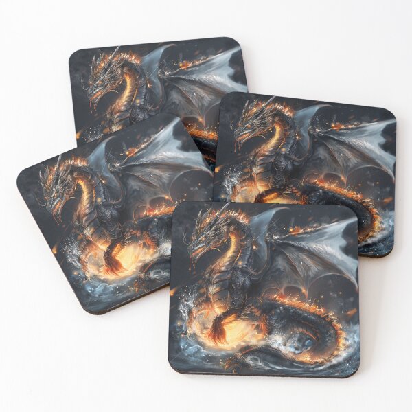 Item preview, Water fire dragon III designed and sold by Wiesława Smolińska.