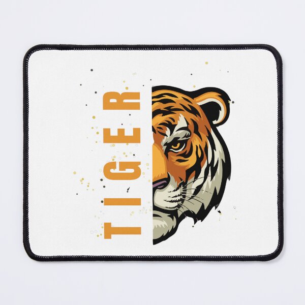 Item preview, Tiger Animated half face designed and sold by Anako Design.