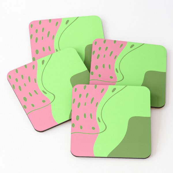 Artikelvorschau, Farbtupfer in Pink und Limettengrün, abstrakte Designs entworfen und verkauft von DEC02.