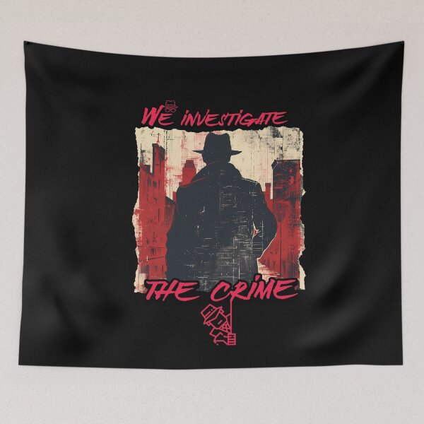 Item preview, Siluetas Susurrantes: Un Detective en la Pared de los Secretos designed and sold by Artedig.