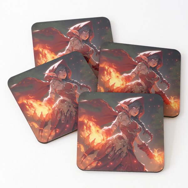 Item preview, Woman Elf Fire Mage designed and sold by LuArtsCompany.