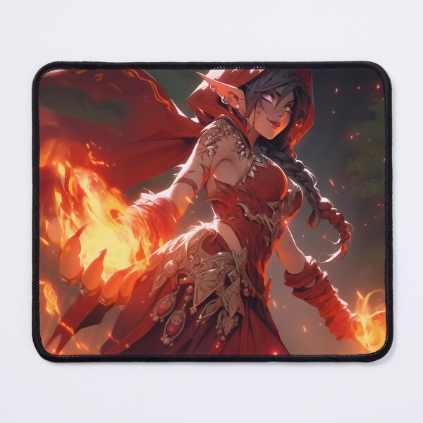 Item preview, Woman Elf Fire Mage designed and sold by LuArtsCompany.