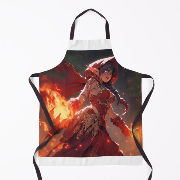 Item preview, Woman Elf Fire Mage designed and sold by LuArtsCompany.