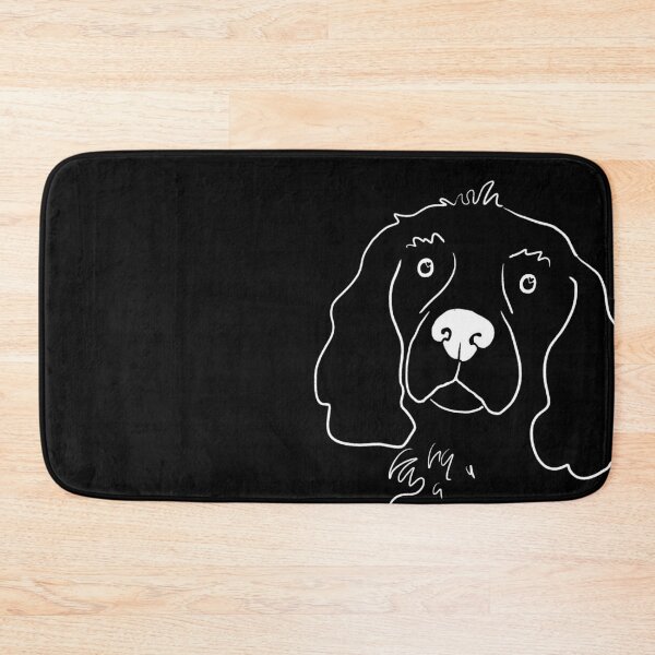 Item preview, Spaniel doodle (white) designed and sold by EmmaChristieArt.