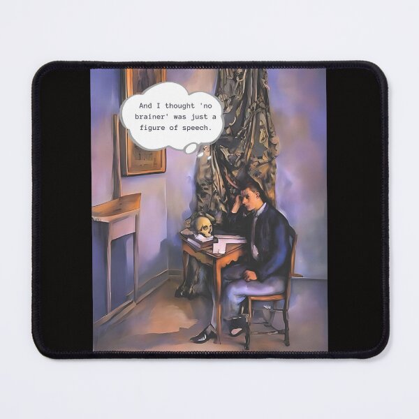 Item preview, Cézanne's Study Break: Skull Sessions with a Humorous Twist designed and sold by Psycheek.
