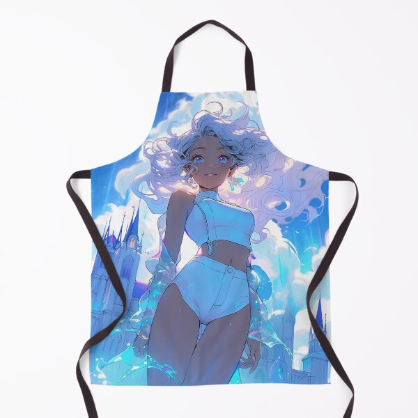 Item preview, Serene Sapphire Skies Anime Girl designed and sold by bubblegoth.