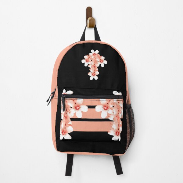 Item preview, Crucifix and Stripe Soft Orange Pink Pop Gothic Idea designed and sold by somersbyman.